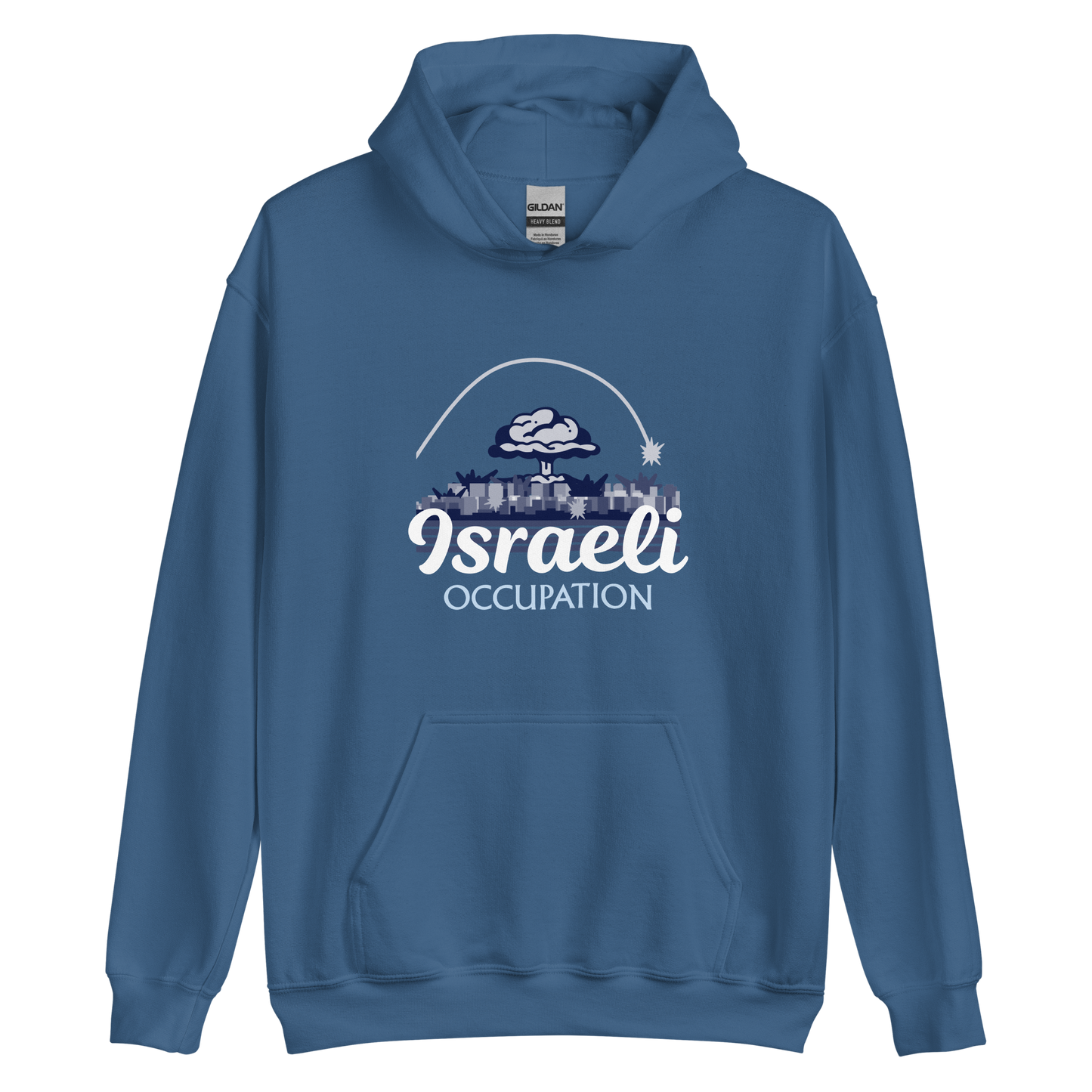 Unisex Hooded Top: Israeli Occupation-2