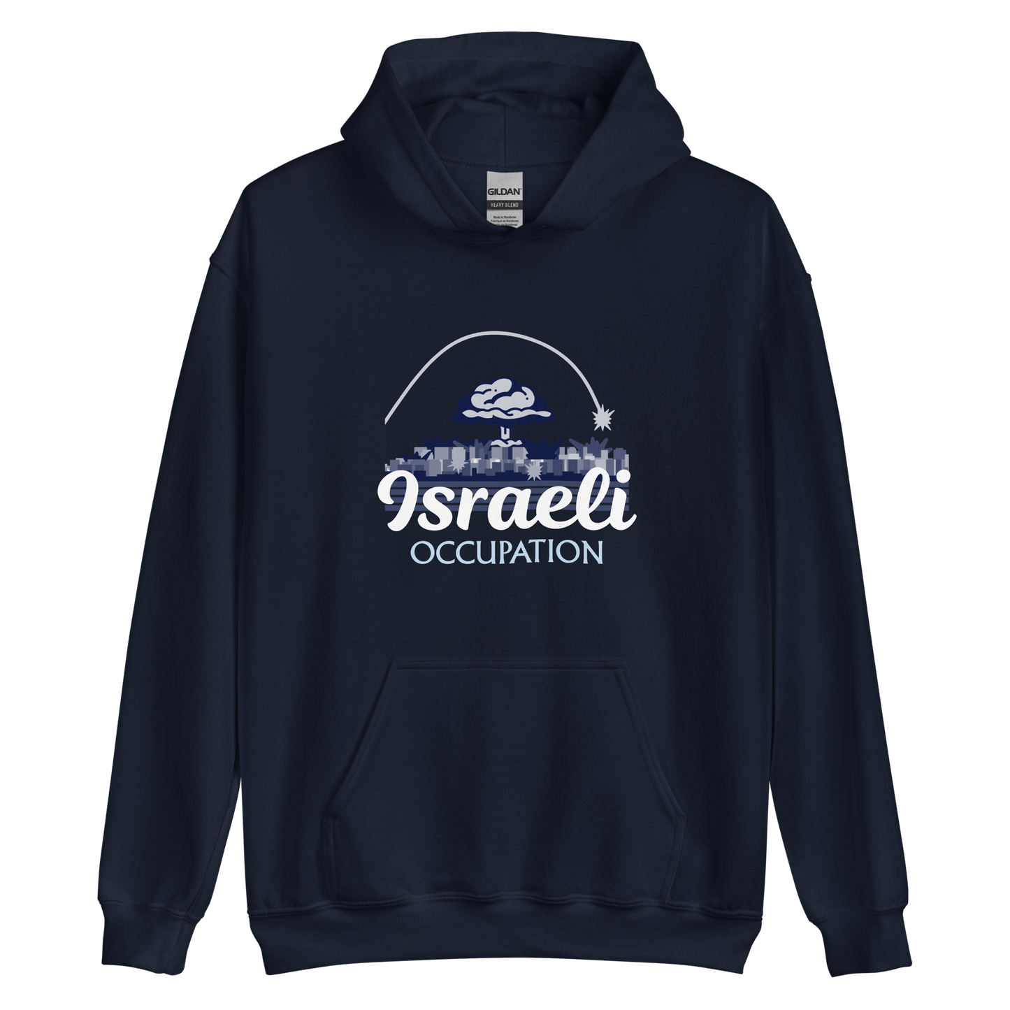 Unisex Hooded Top: Israeli Occupation-0