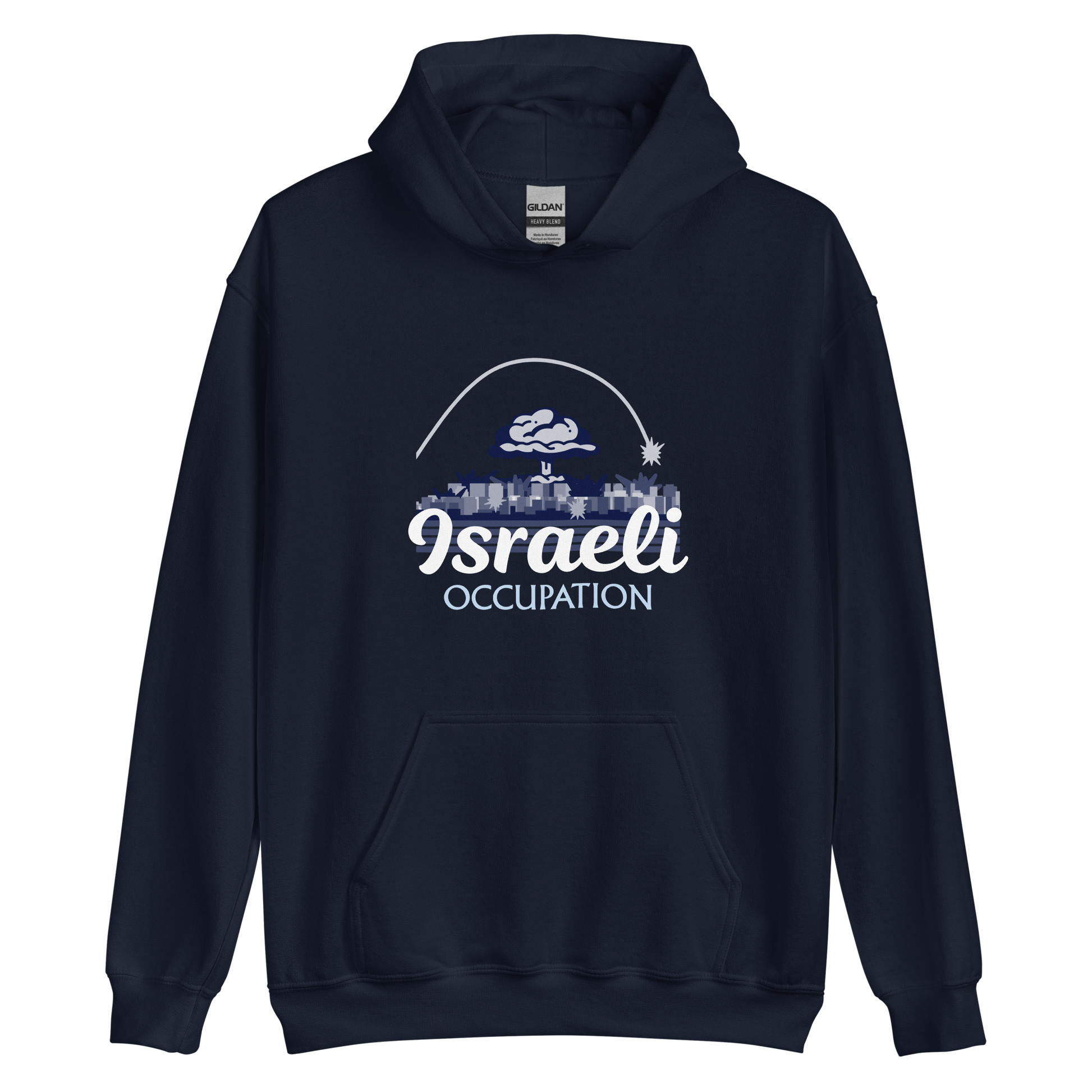 Unisex Hooded Top: Israeli Occupation-0