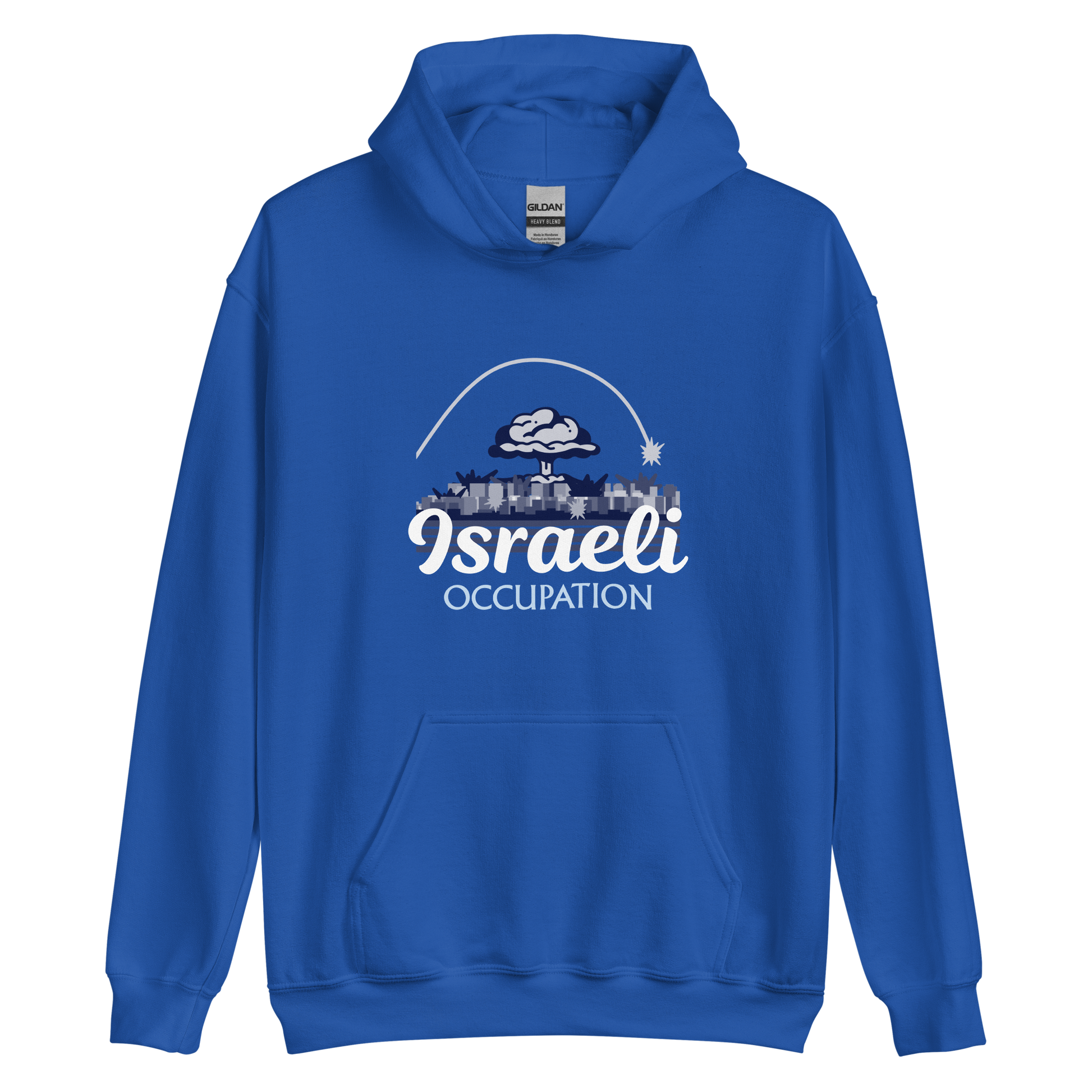 Unisex Hooded Top: Israeli Occupation-1